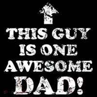 This Guy is One Awesome Dad Distressed Ornament thumb 1