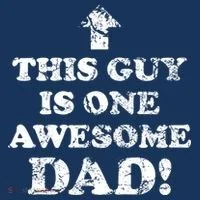 This Guy is One Awesome Dad Distressed Doggie Tank thumb 4