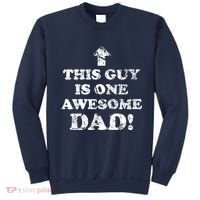 This Guy is One Awesome Dad Distressed Sweatshirt thumb 0
