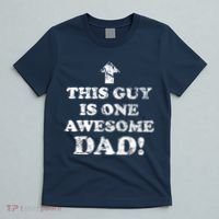 This Guy is One Awesome Dad Distressed T-Shirt thumb 5