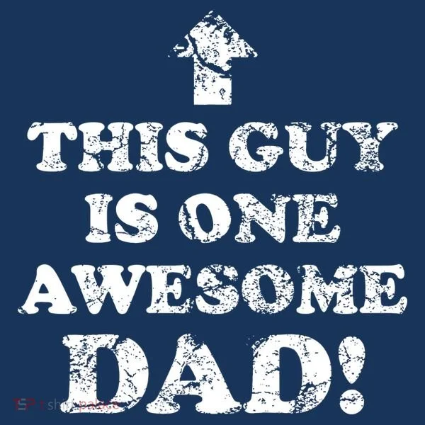 This Guy is One Awesome Dad Distressed Baby Bodysuit