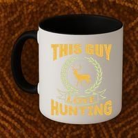 This Guy Love Hunting Coffee Mug thumb 2