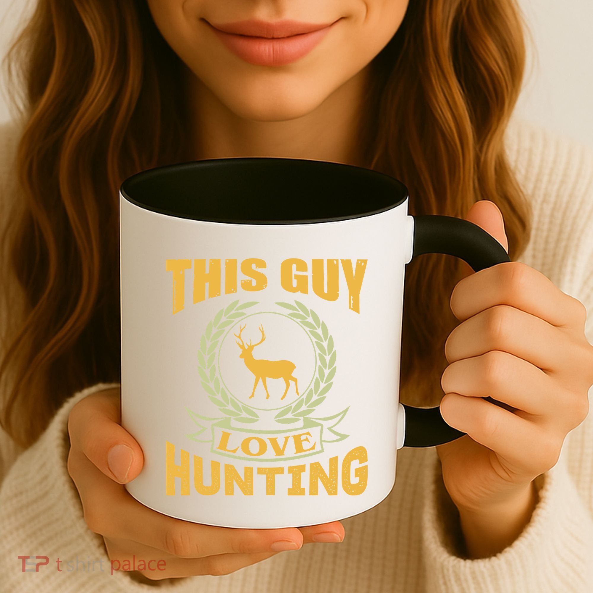 This Guy Love Hunting Coffee Mug