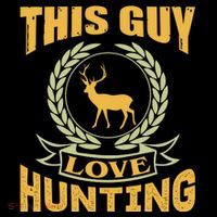 This Guy Love Hunting Toddler Hoodie thumb 2