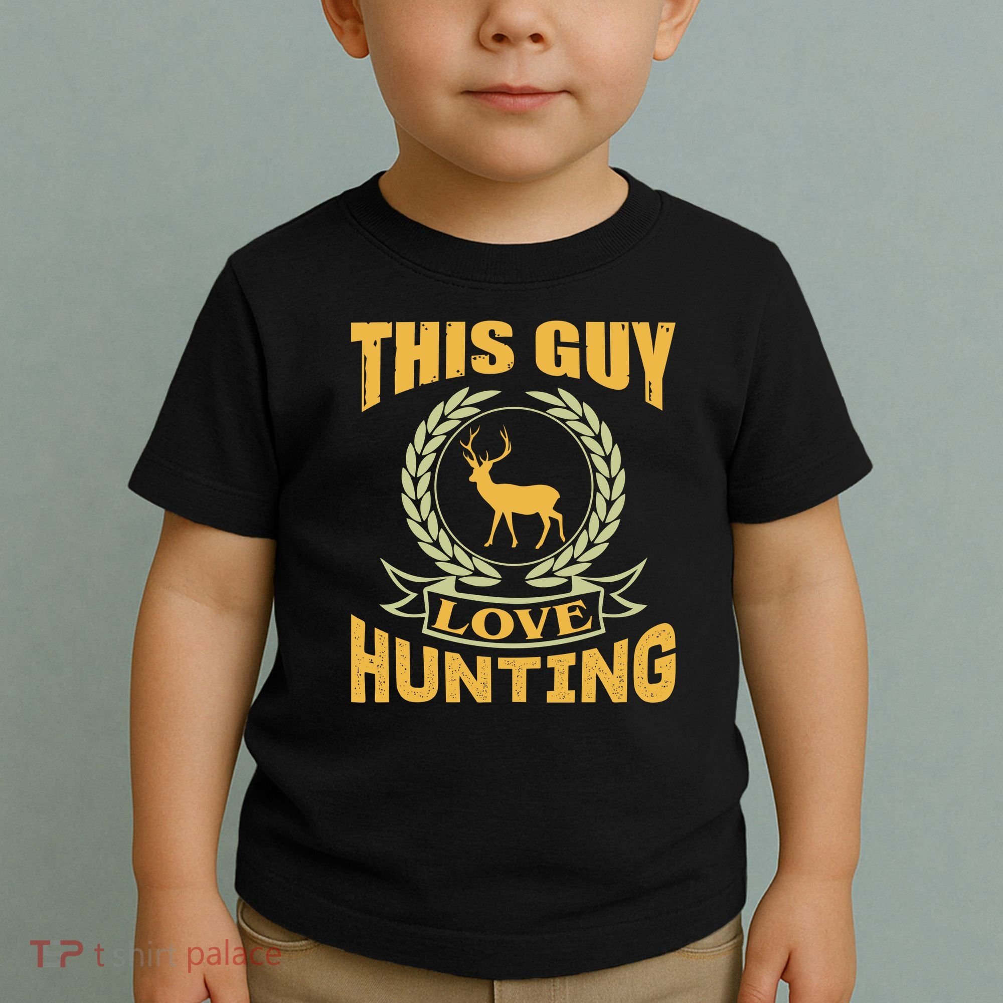 This Guy Love Hunting Toddler T-Shirt