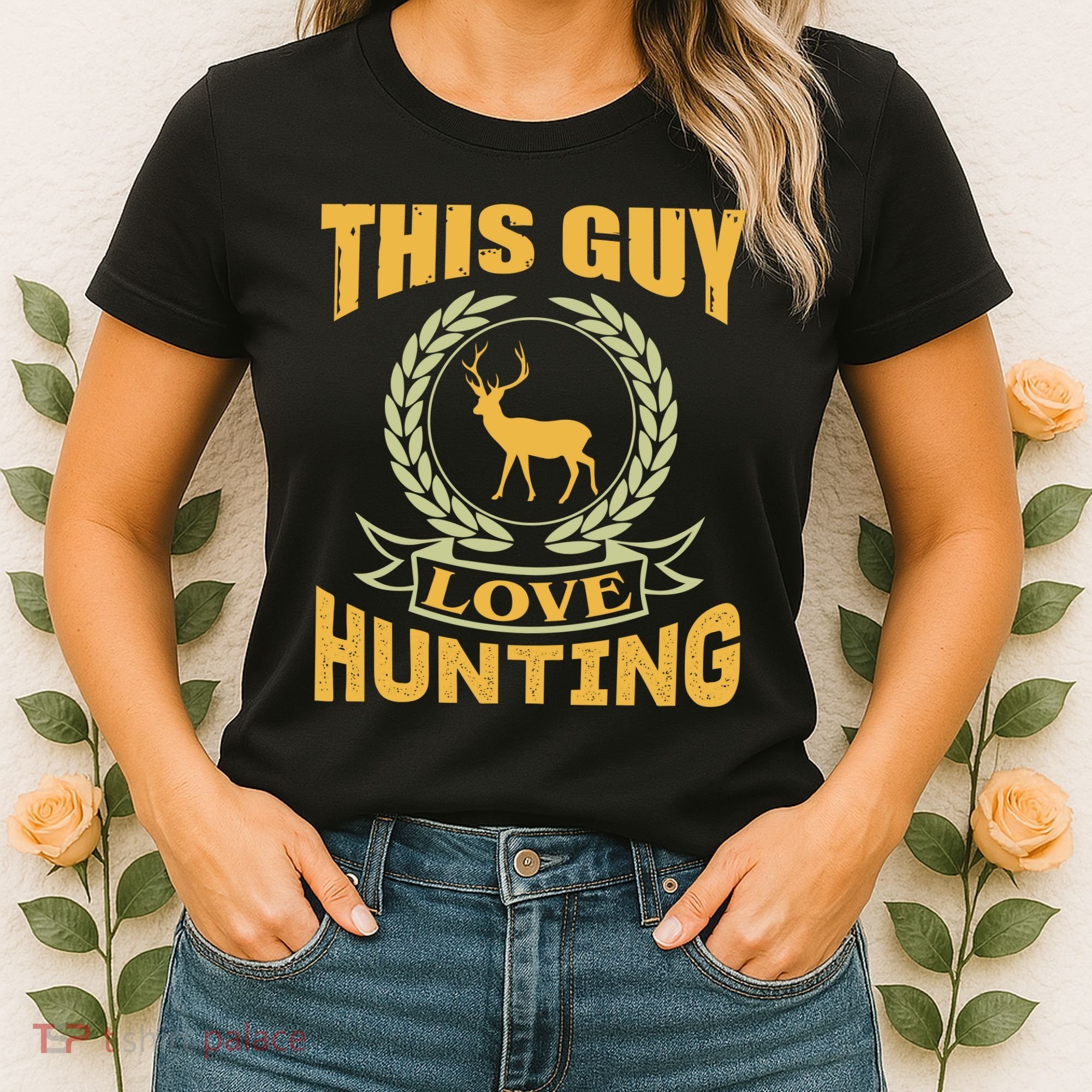 This Guy Love Hunting Women's T-Shirt