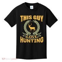 This Guy Love Hunting Kids T-Shirt thumb 0