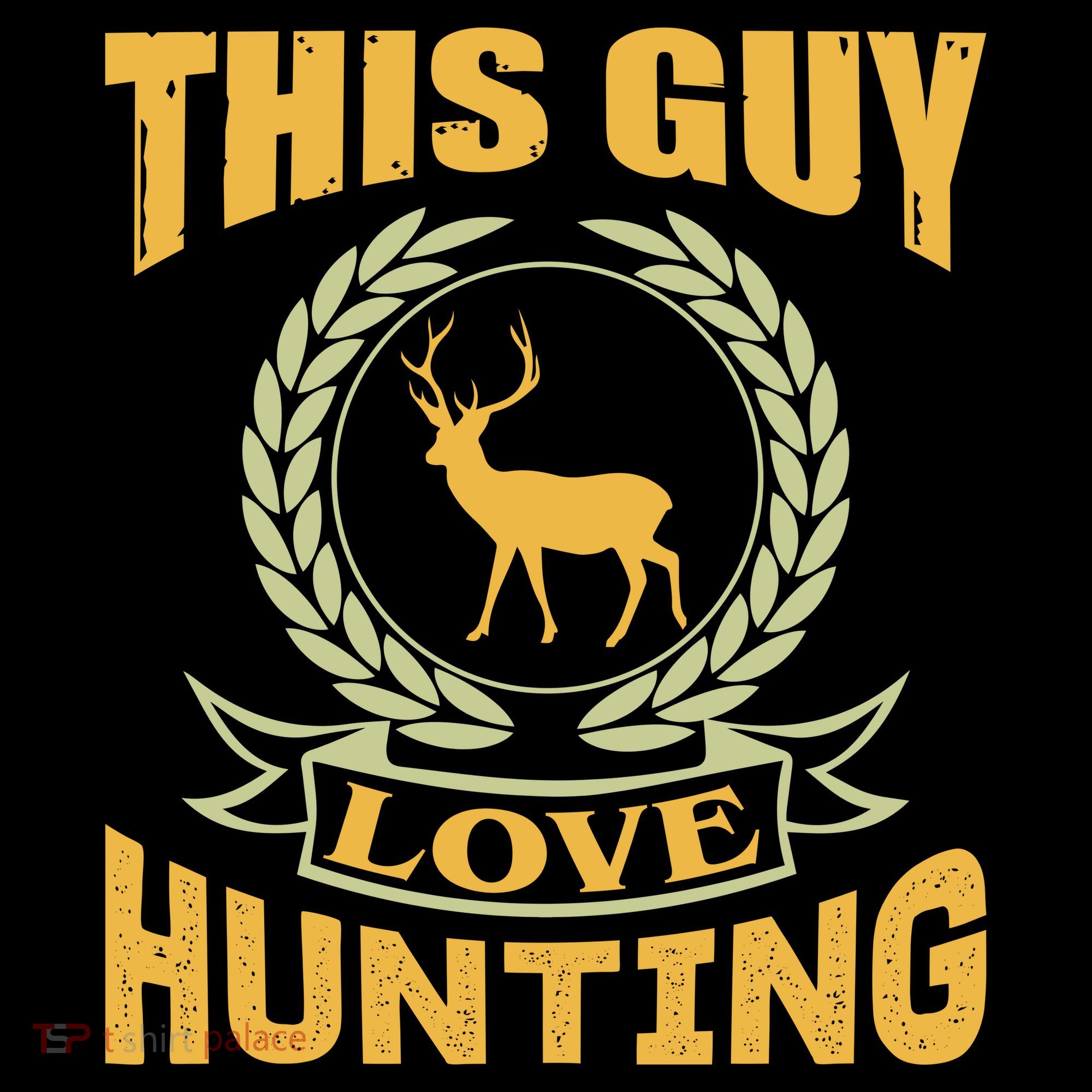 This Guy Love Hunting Kids T-Shirt