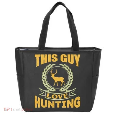 This Guy Love Hunting Tote Bag