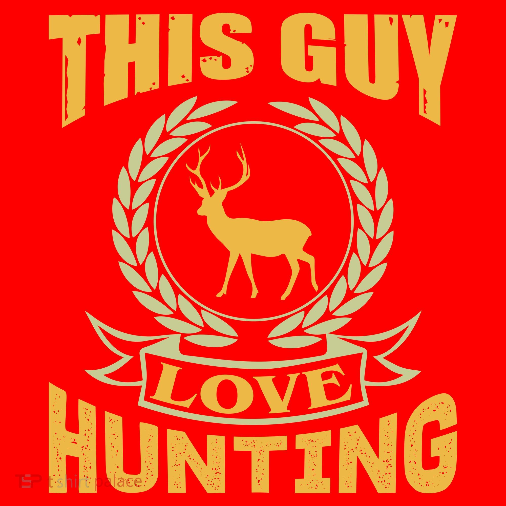 This Guy Love Hunting Santa Hat