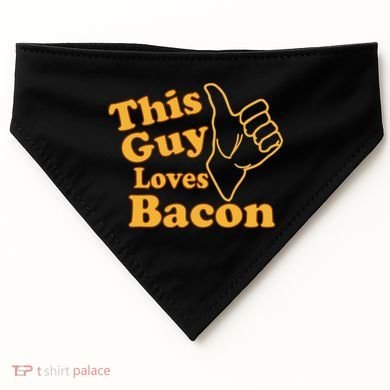 This Guy Loves Bacon USA-Made Doggie Bandana