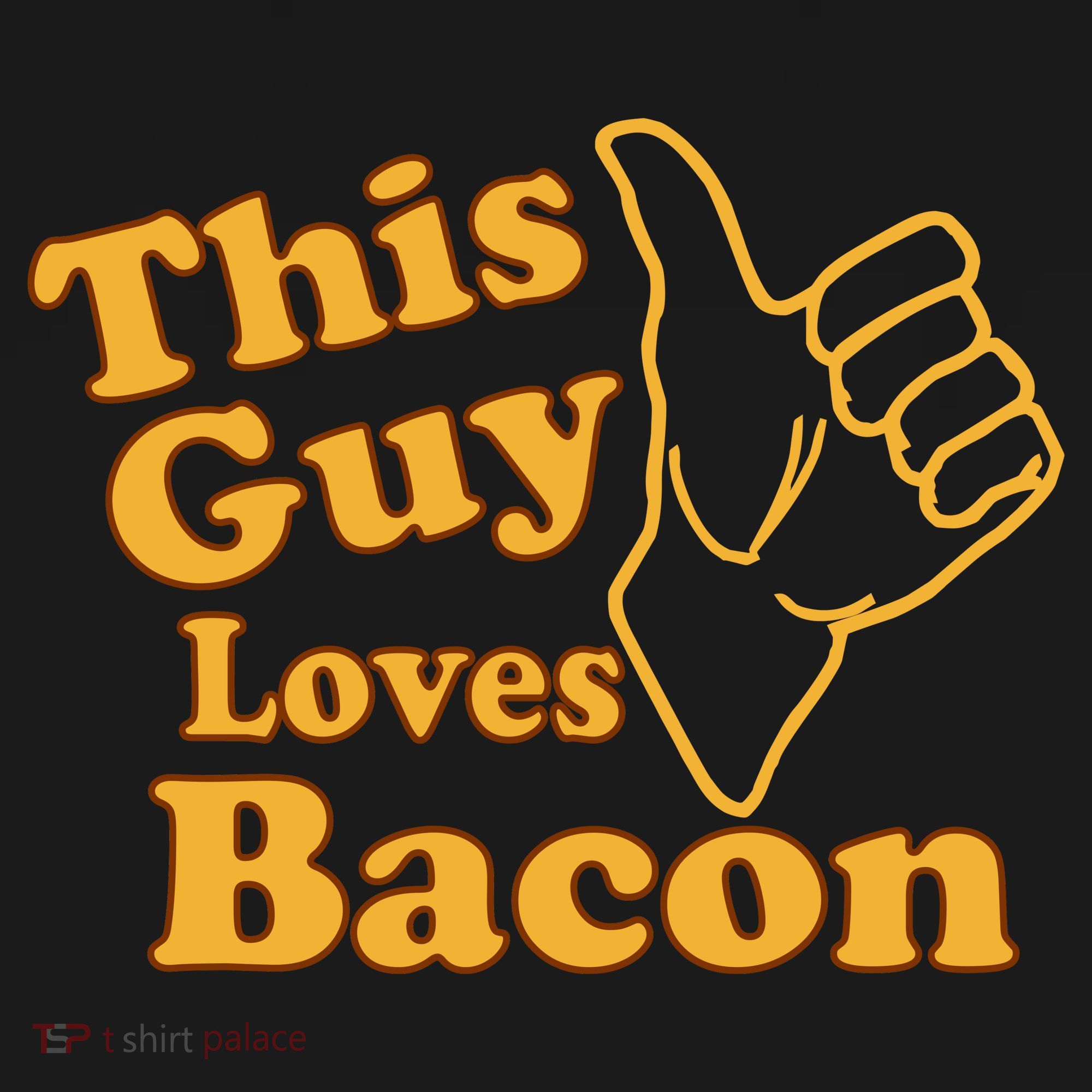 This Guy Loves Bacon USA-Made Doggie Bandana