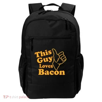 This Guy Loves Bacon Backpack