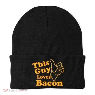 This Guy Loves Bacon Beanie