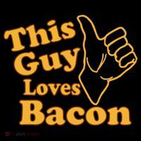 This Guy Loves Bacon Women's Hoodie thumb 2