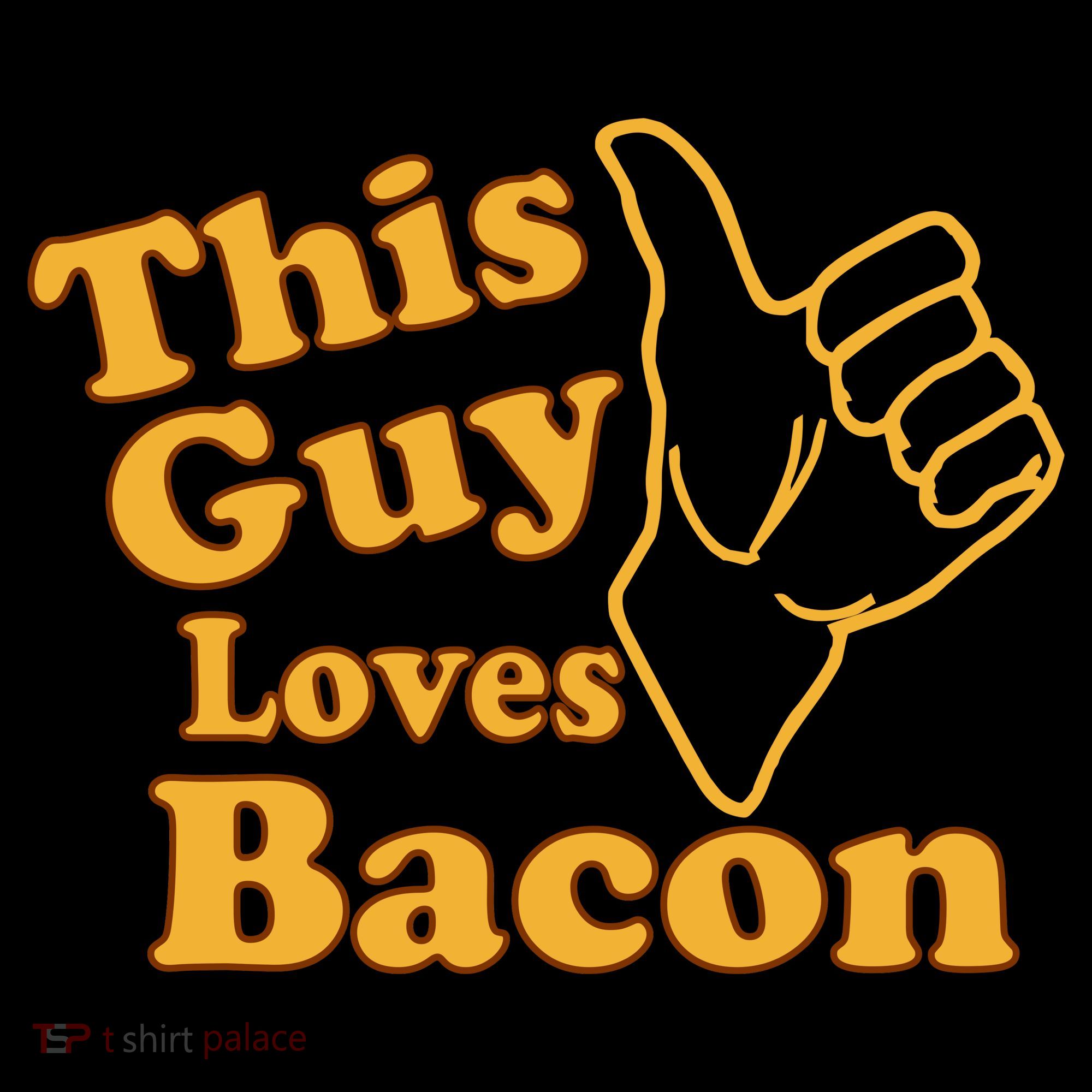 This Guy Loves Bacon Mousepad