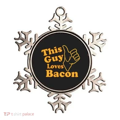 This Guy Loves Bacon Ornament