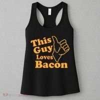 This Guy Loves Bacon Women's Tank Top thumb 3