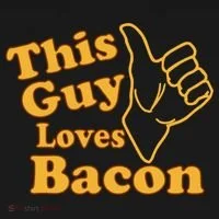 This Guy Loves Bacon Women's Tank Top thumb 5