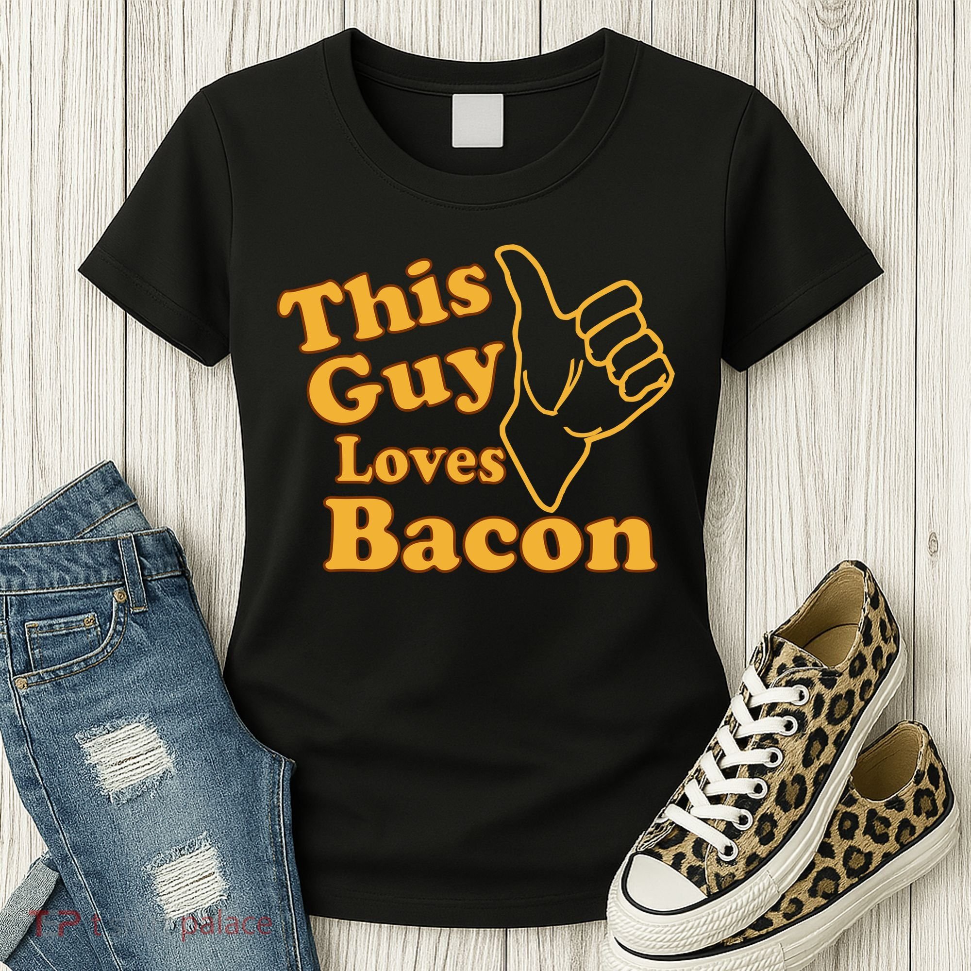 This Guy Loves Bacon Women's T-Shirt