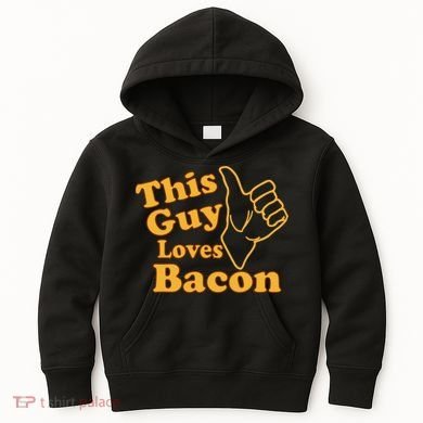This Guy Loves Bacon Kids Hoodie