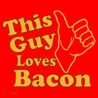This Guy Loves Bacon Santa Hat thumb 1