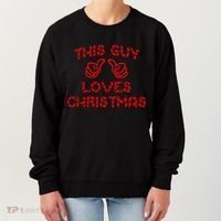 This Guy Loves Christmas Women's Sweatshirt thumb 0