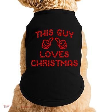 This Guy Loves Christmas Doggie Tank