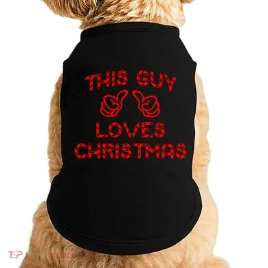 This Guy Loves Christmas Doggie Tank