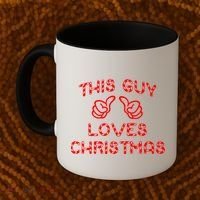 This Guy Loves Christmas Coffee Mug thumb 2