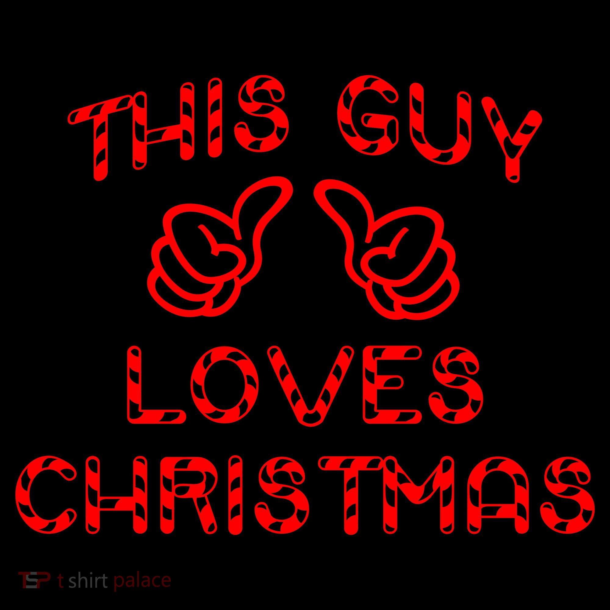 This Guy Loves Christmas Coaster
