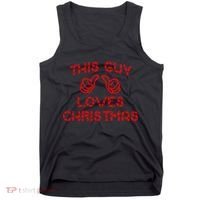 This Guy Loves Christmas Tank Top thumb 0