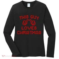 This Guy Loves Christmas Women's Long Sleeve Shirt thumb 0