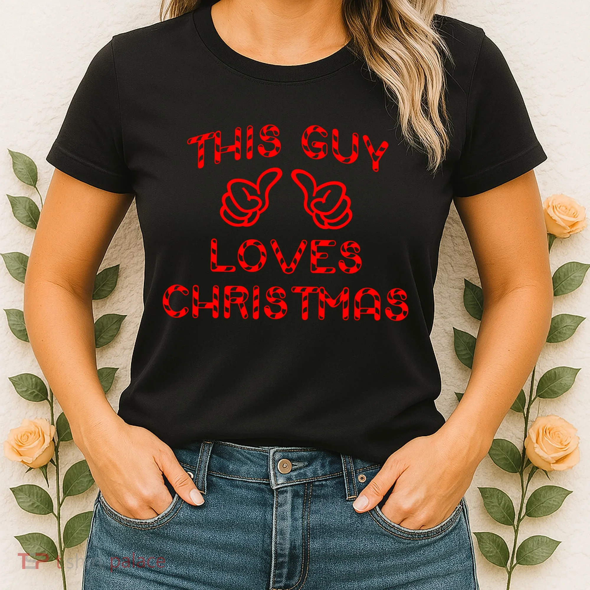 This Guy Loves Christmas Women's T-Shirt
