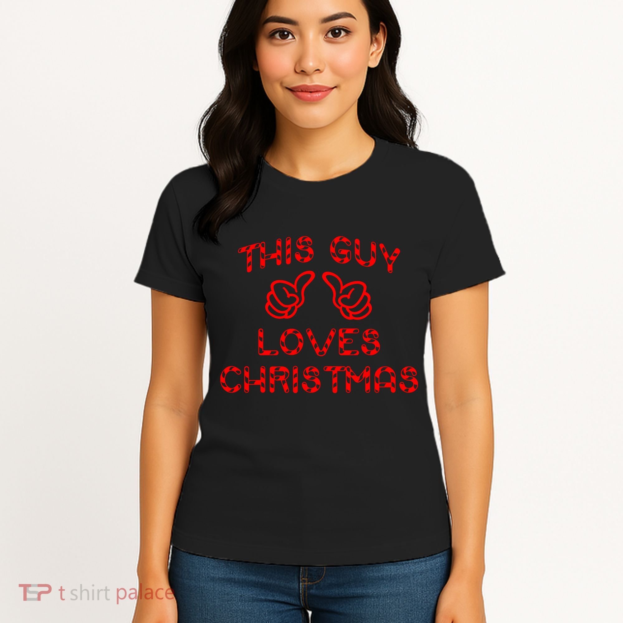 This Guy Loves Christmas Women's T-Shirt