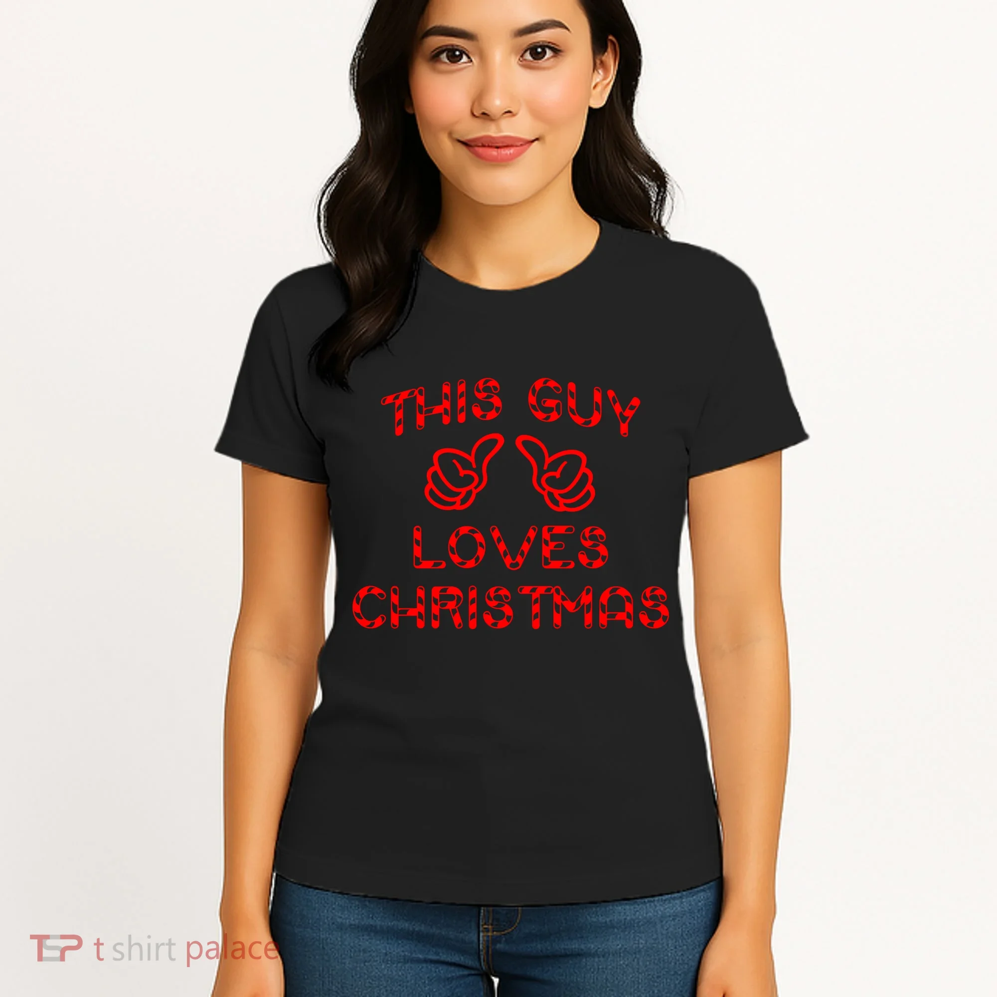 This Guy Loves Christmas Women's T-Shirt