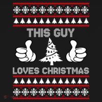 This Guy Loves Christmas Ugly Christmas Sweater Apron thumb 3