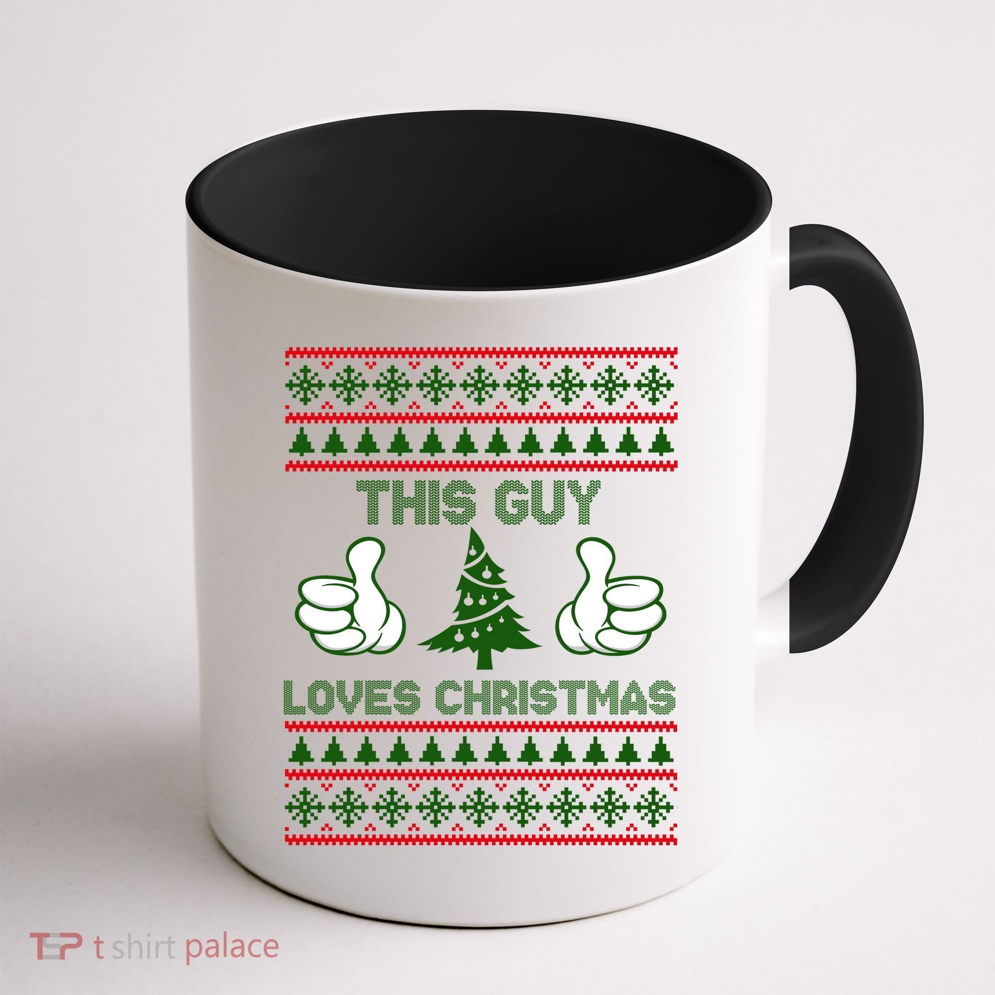 This Guy Loves Christmas Ugly Christmas Sweater Coffee Mug