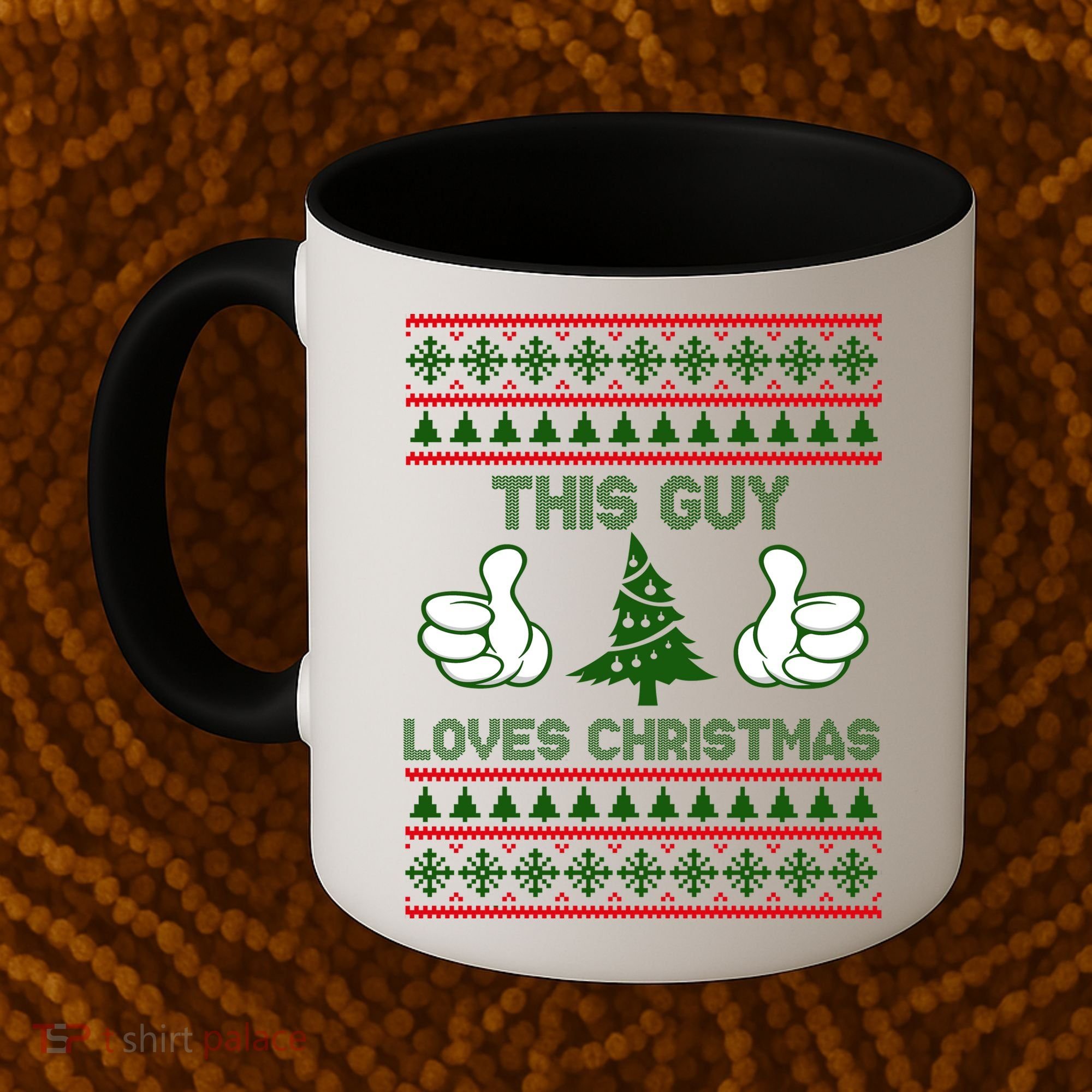 This Guy Loves Christmas Ugly Christmas Sweater Coffee Mug