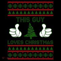 This Guy Loves Christmas Ugly Christmas Sweater Coffee Mug thumb 5