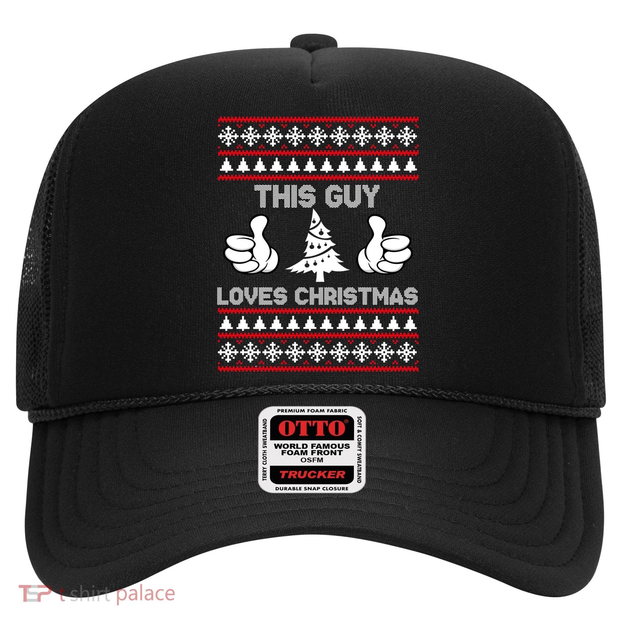 This Guy Loves Christmas Ugly Christmas Sweater Hat