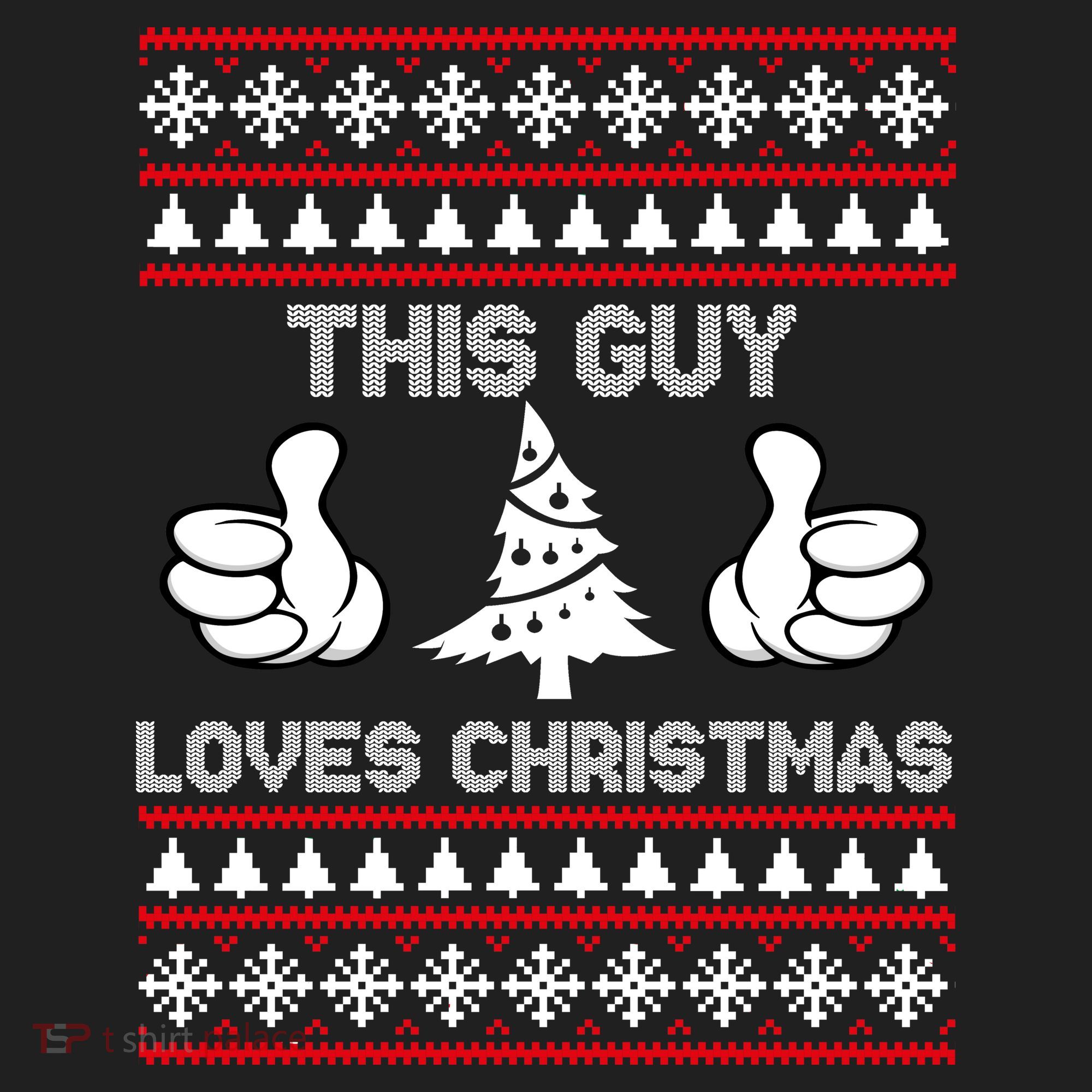 This Guy Loves Christmas Ugly Christmas Sweater Hat