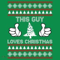 This Guy Loves Christmas Ugly Christmas Sweater Sweatshirt thumb 3