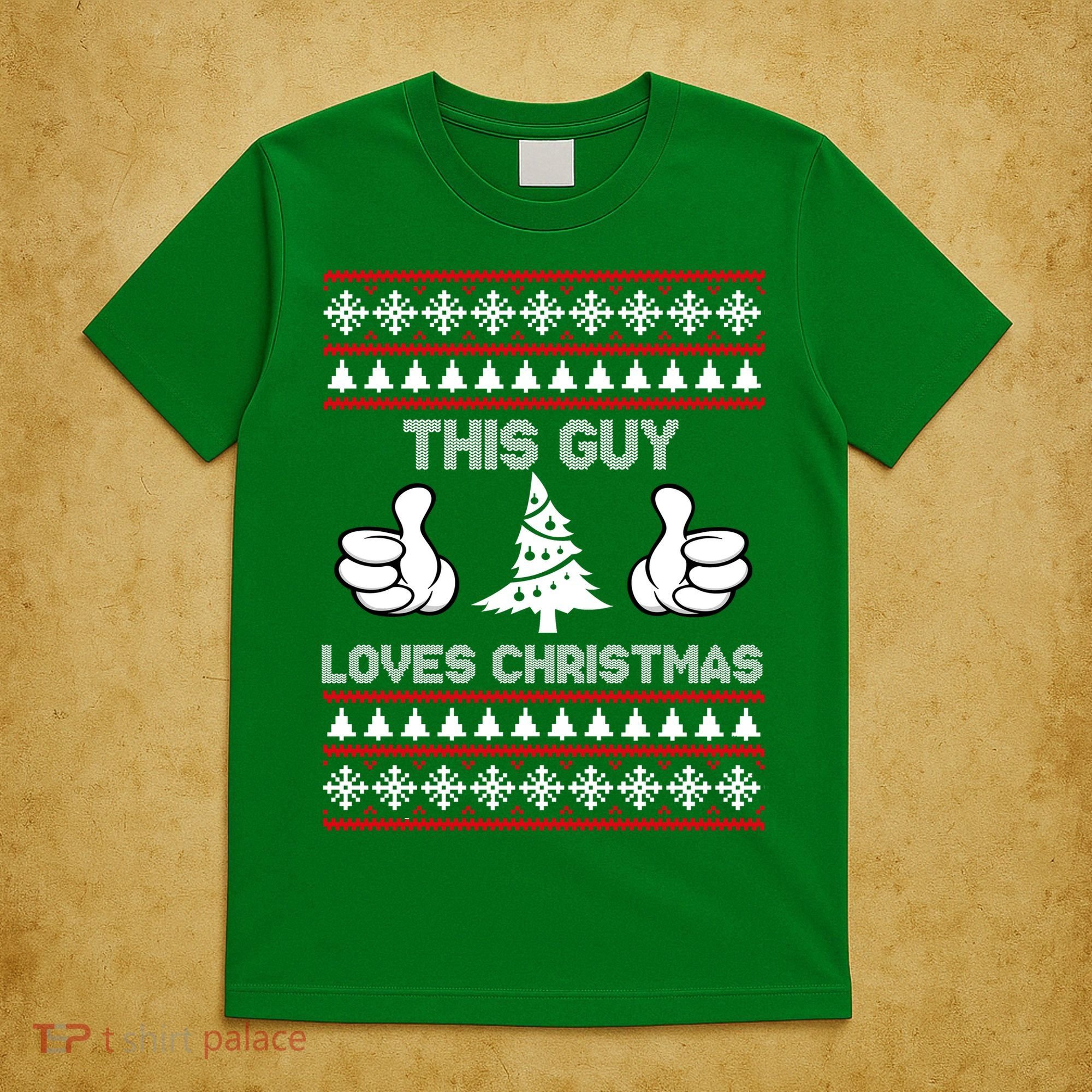 This Guy Loves Christmas Ugly Christmas Sweater T-Shirt