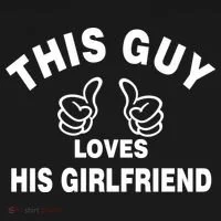 This Guy Loves His Girlfriend Coaster thumb 2