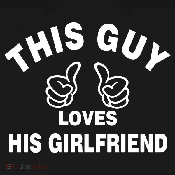 This Guy Loves His Girlfriend Coaster