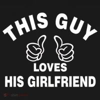 This Guy Loves His Girlfriend Visor thumb 3