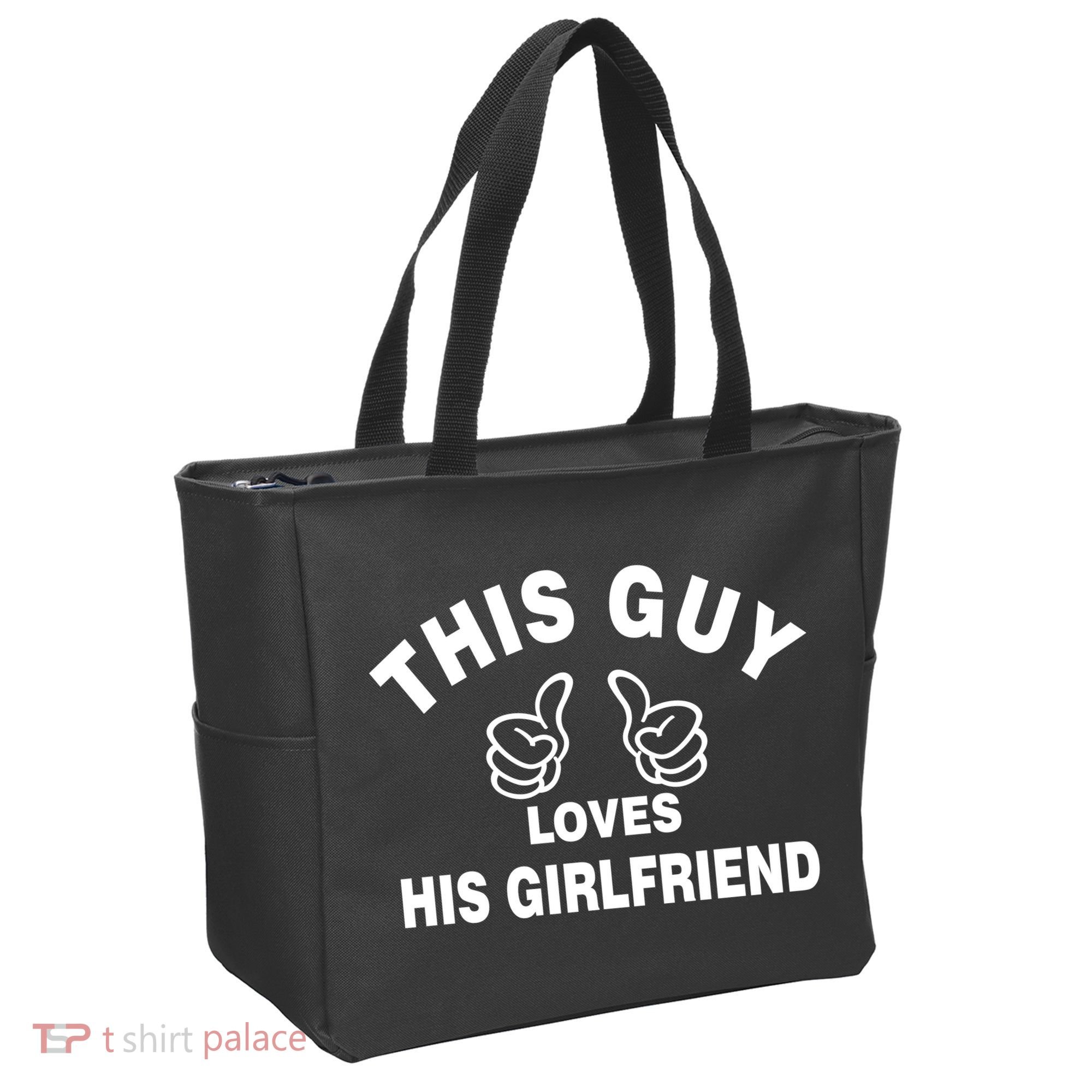 This Guy Loves His Girlfriend Tote Bag