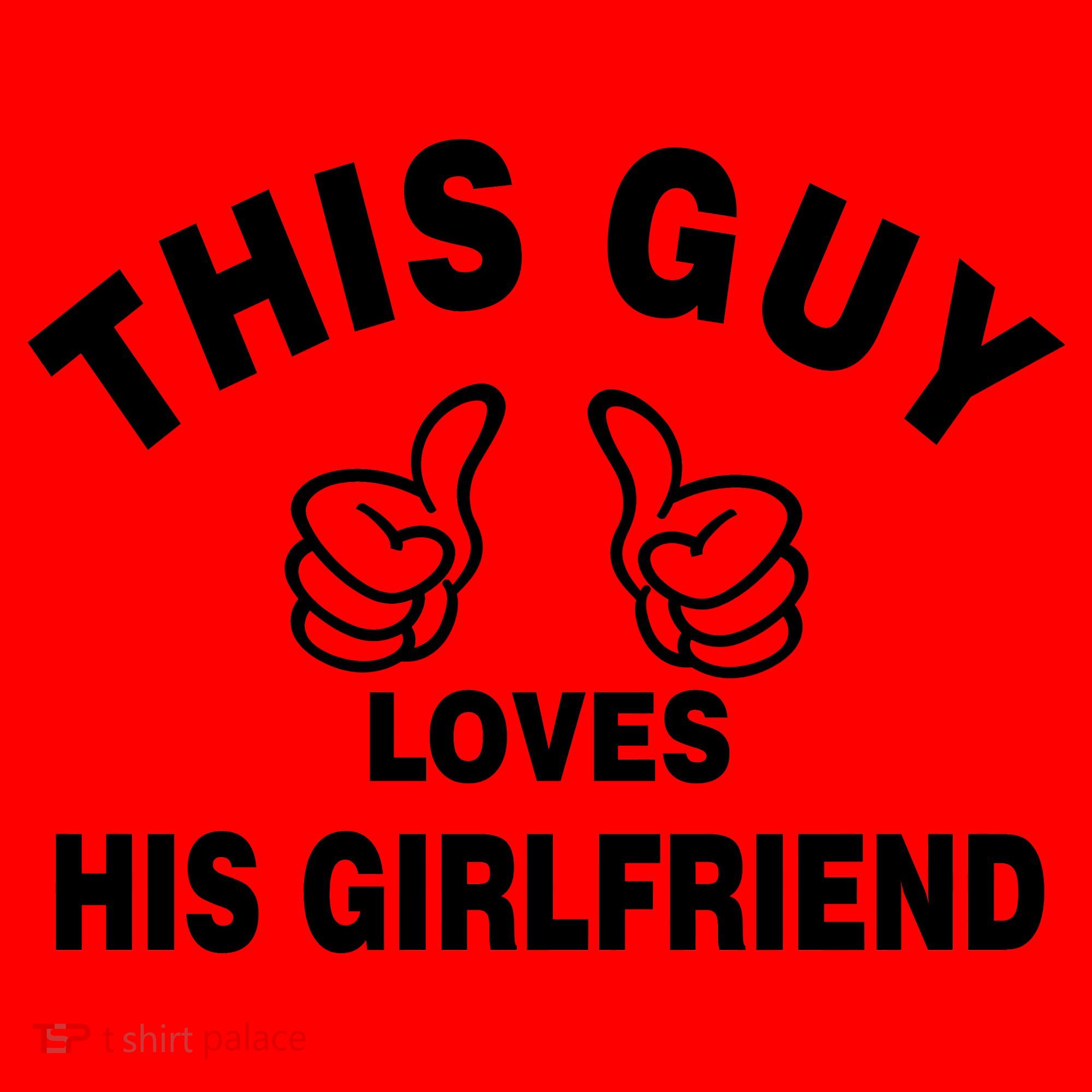 This Guy Loves His Girlfriend Santa Hat