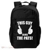 This Guy Loves The Pats Backpack thumb 0
